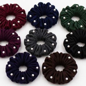 Pearl Scrunchie Set