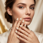Gold Leaf Nails